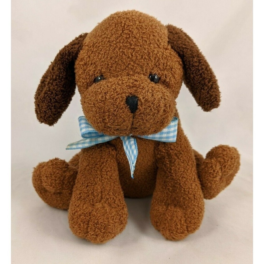 Princess Soft Toys Brown Dog Plush Puppy 2005 5.5 Inch Stuffed Animal Toy
